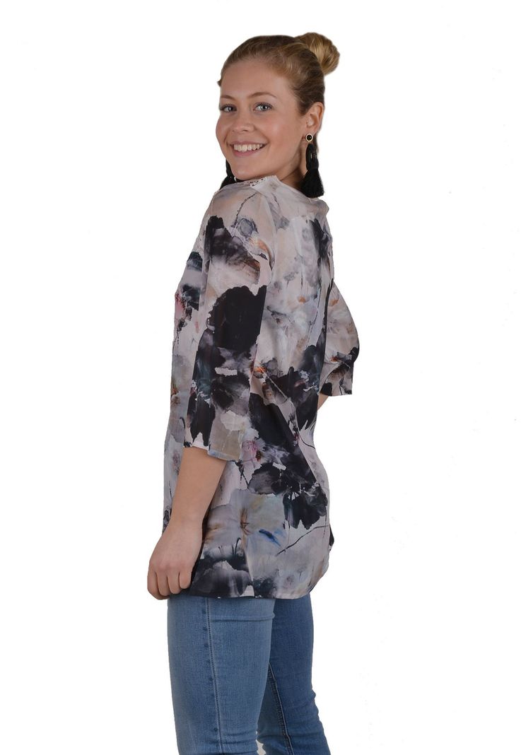 Bluson Flores Malva Alexandra Cid-1