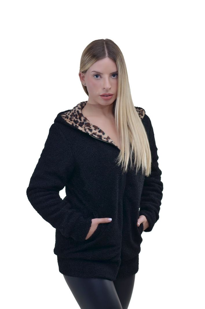 Chaqueta Mutton Doble Negro Alexandra Cid-2