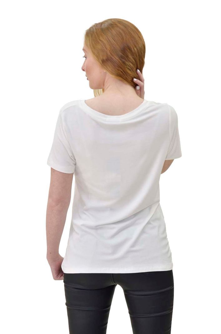 Polera estampada flor crudo Alexandra Cid-3