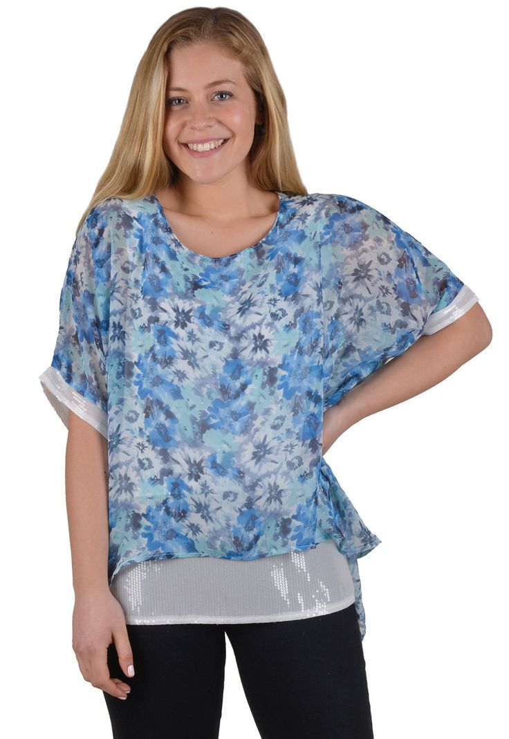 Bluson Lentejuelas Azul Alexandra Cid-0