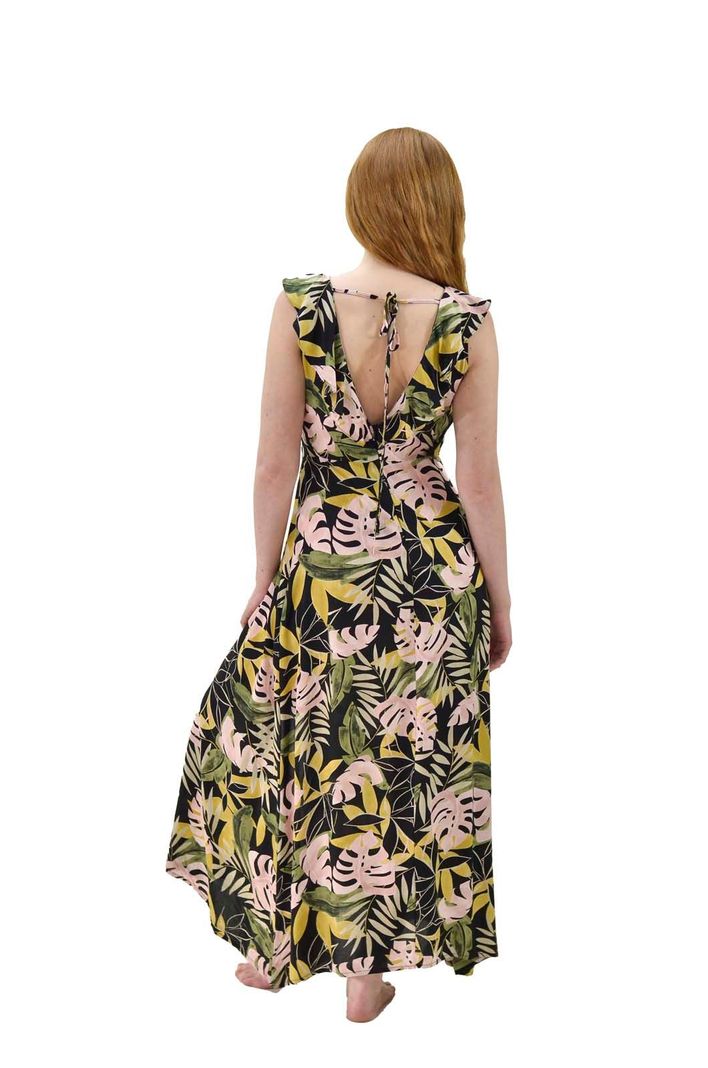Vestido Vuelos Negro Alexandra Cid-2