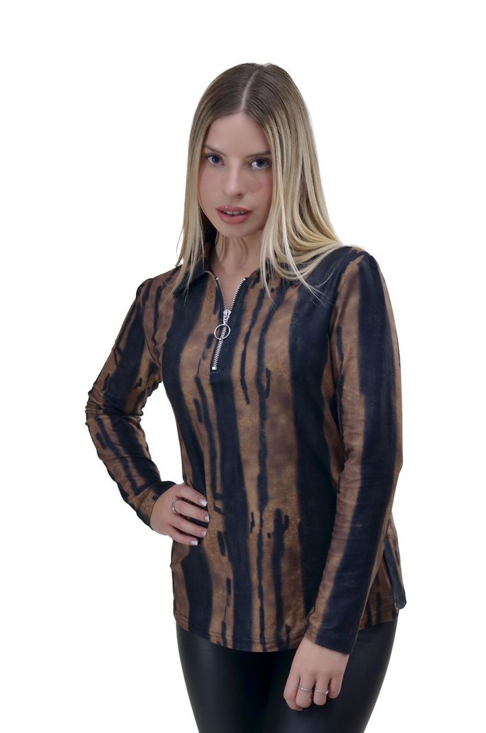 Polera swed Cafe Alexandra Cid-0