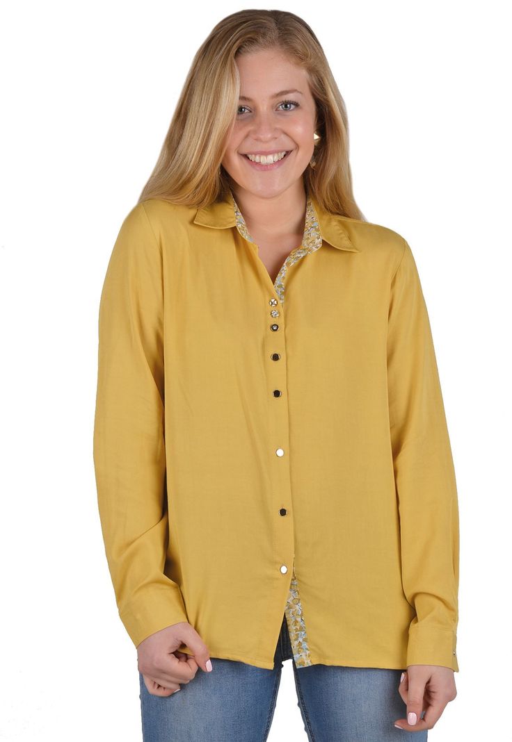 Blusa Camisera amarilo Alexandra Cid-0
