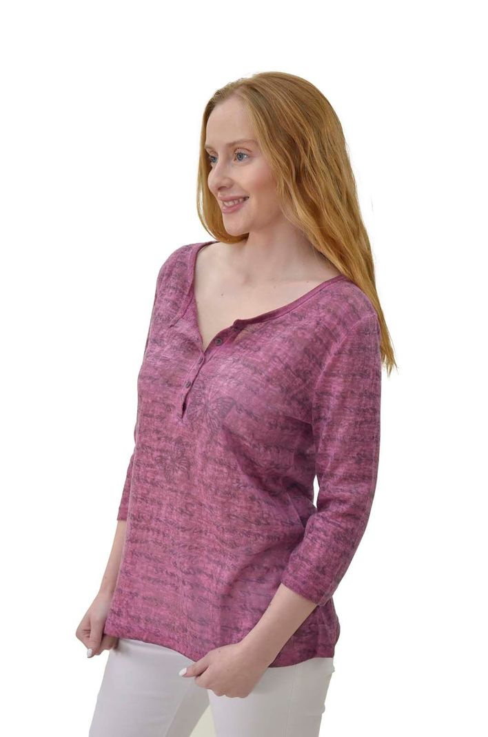Polera letras fucsia Alexandra Cid-1