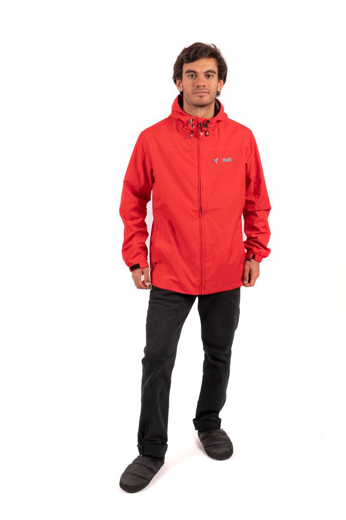 Impermeable Hombre Rojo Local crew-0