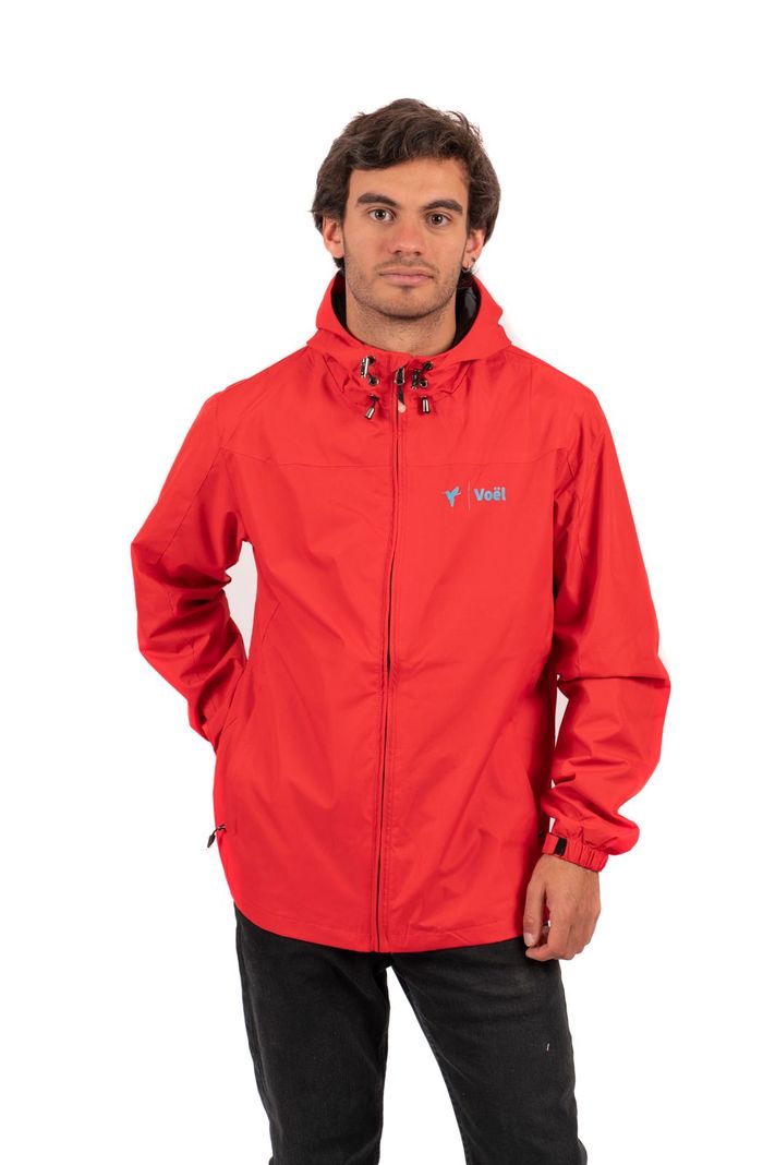 Impermeable Hombre Rojo Local crew-1