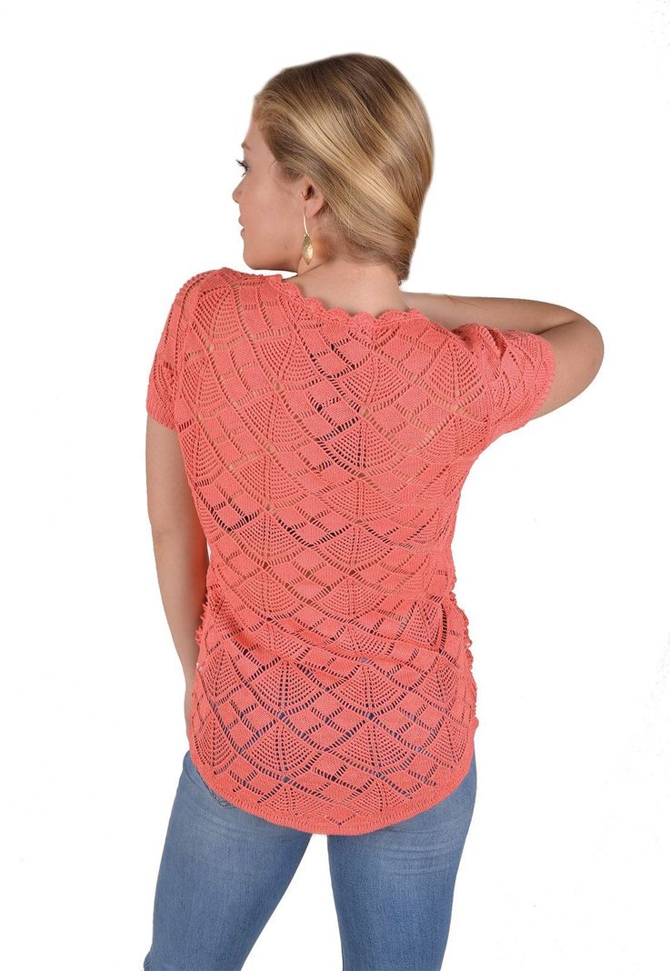 Sweater Manga Corta Coral Alexndra cid-1