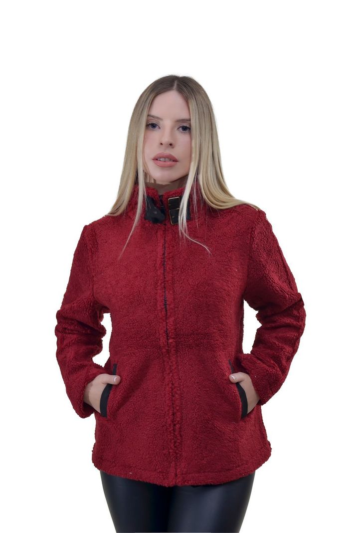 Chaqueta Mutton Rojo Alexandra Cid-0