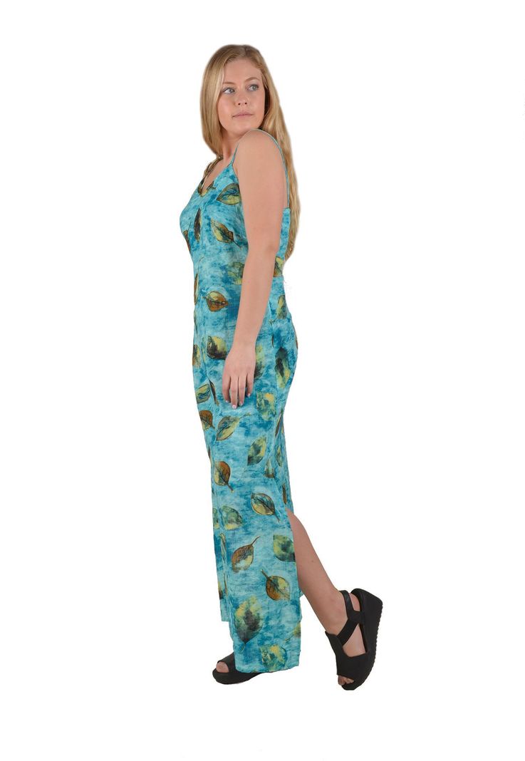 Vestido Hojas Verde Alexandra Cid-1