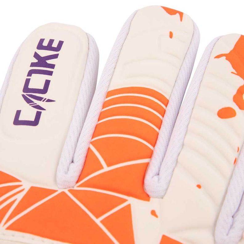 Guantes Arquero Portero Fútbol Golie Naranjo Cac1ke-3