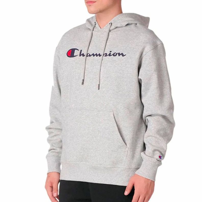 Poleron Hombre Hoodie Champion Gris-2