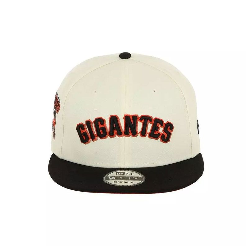 Jockey Gorra New Era 9Fifty San Francisco Giants MLB Hispanic White Beige