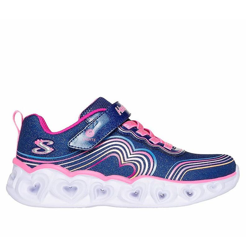 Zapatillas Urbanas Skechers Niña Heart Lights - Retro Hearts 302689-LNVMT-0