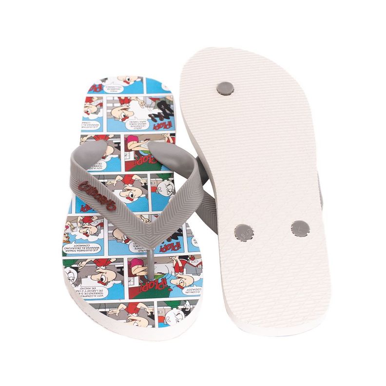 Sandalias Hombre Hawaianas Gris Condorito-3