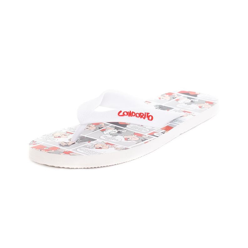 Sandalias Hombre Hawaianas Gris Blanco Condorito-1