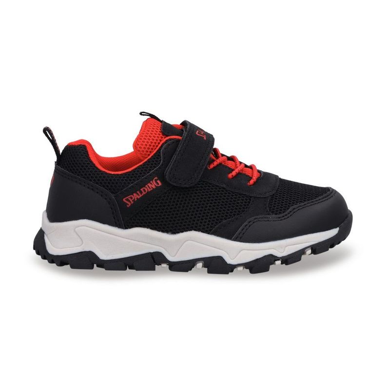 Zapatillas Outdoor Niños Kaya Negro Rojo Spalding-0