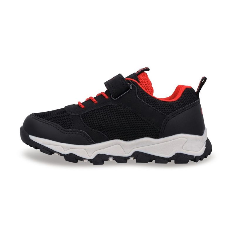 Zapatillas Outdoor Niños Kaya Negro Rojo Spalding-1