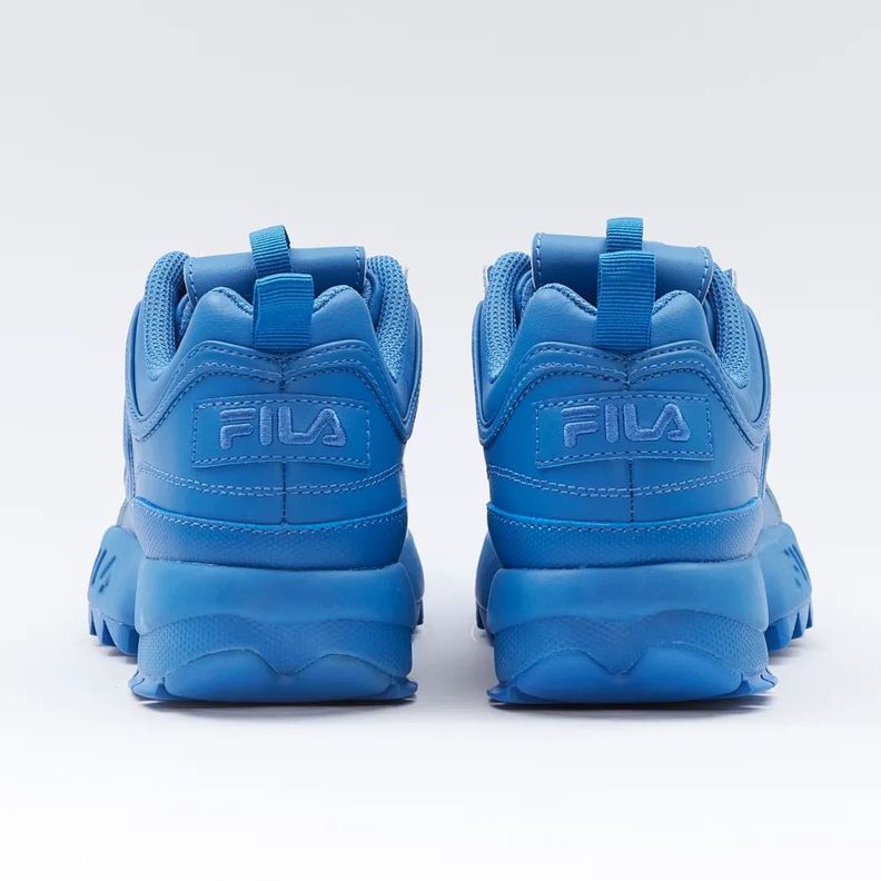 Zapatillas De Mujer Fila Disruptor II Premium Azul-2