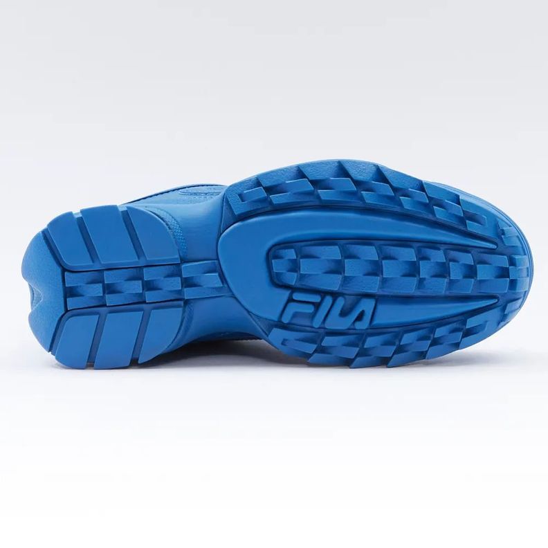 Zapatillas De Mujer Fila Disruptor II Premium Azul-3
