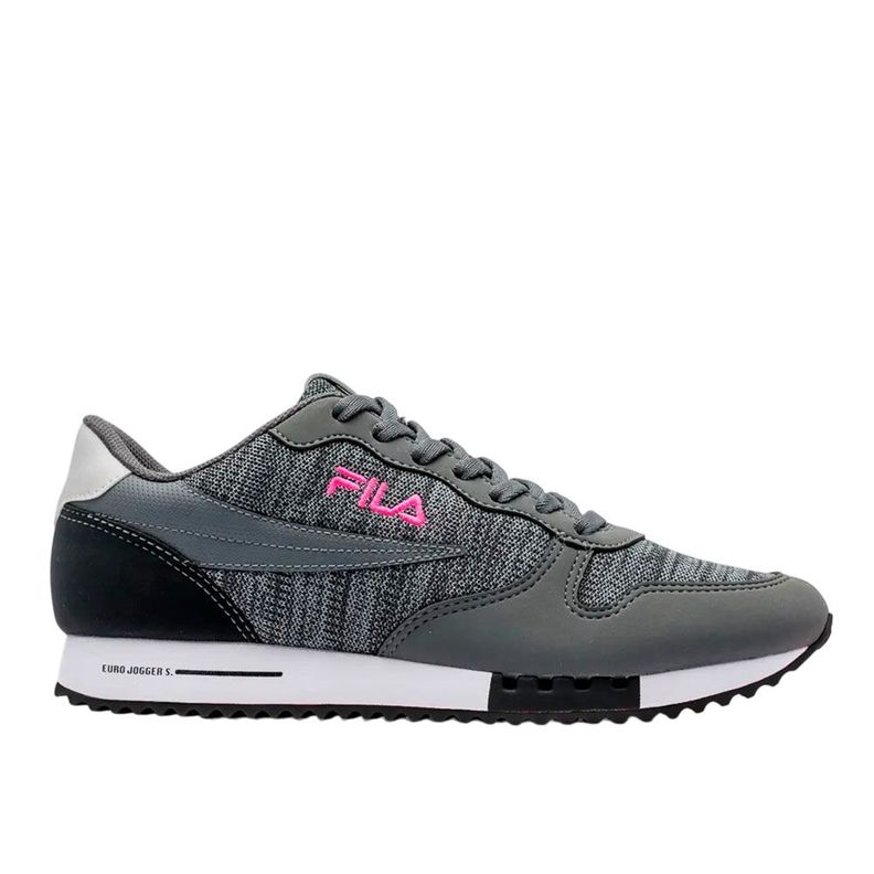 Zapatillas De Mujer Fila Euro Jogger Sport Gris-0