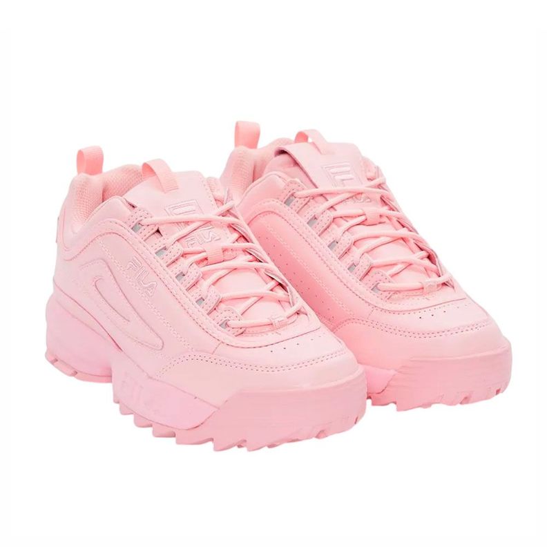 Zapatillas De Mujer Fila Disruptor II Rosado-4
