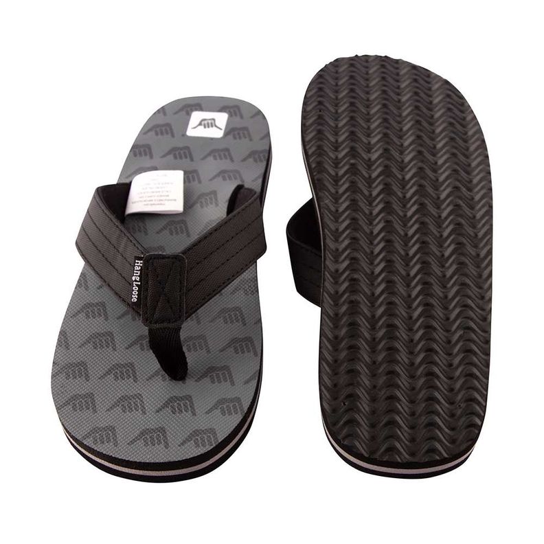 Sandalia Hombre Multi-Icon Gris Hang Loose-4