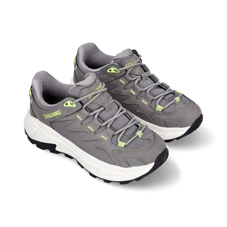 Zapatillas Trail Running Mujer Track Gris Lima Spalding-3