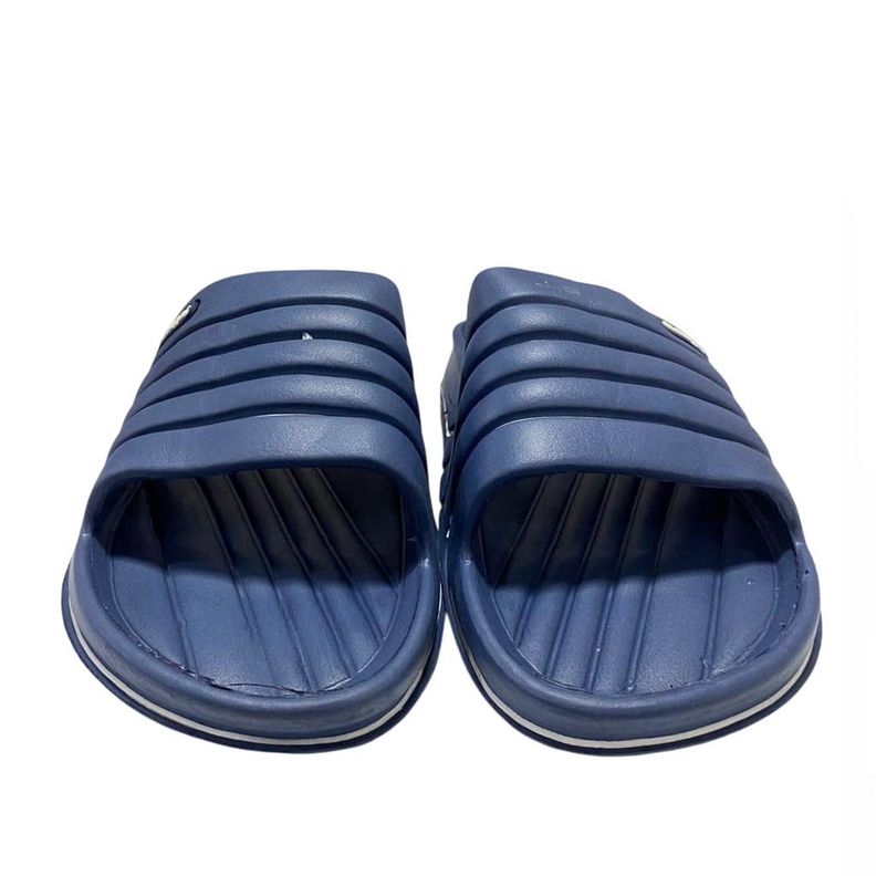 Sandalia Hombre Slip On Strips Azul-1