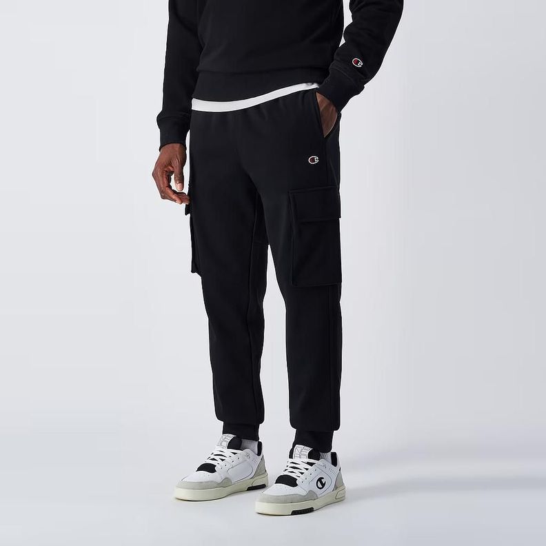 Jogger Hombre Cargo Champion Negro Reverse Weave-0