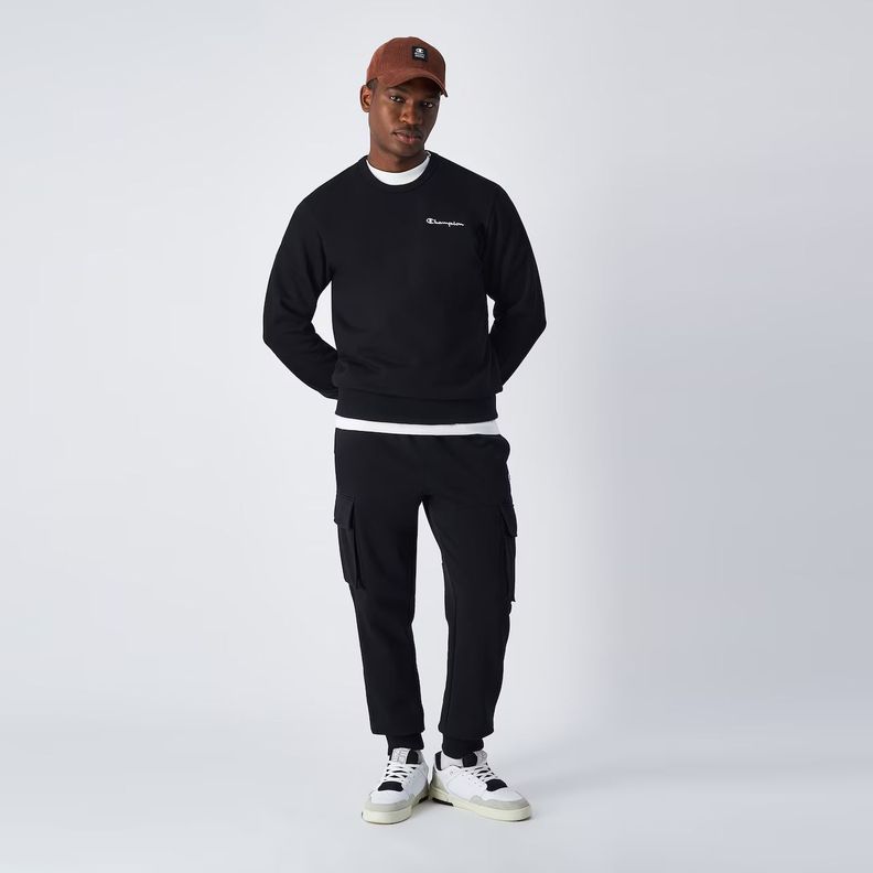 Jogger Hombre Cargo Champion Negro Reverse Weave-2