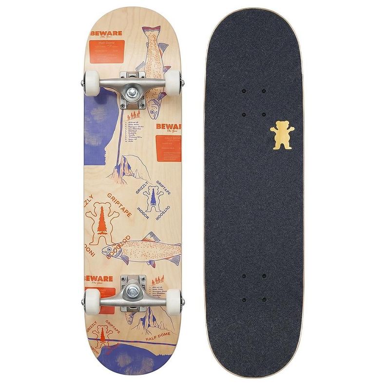 Tabla Skate Completa Half Dome 8.125'' Grizzly Griptape Cafe