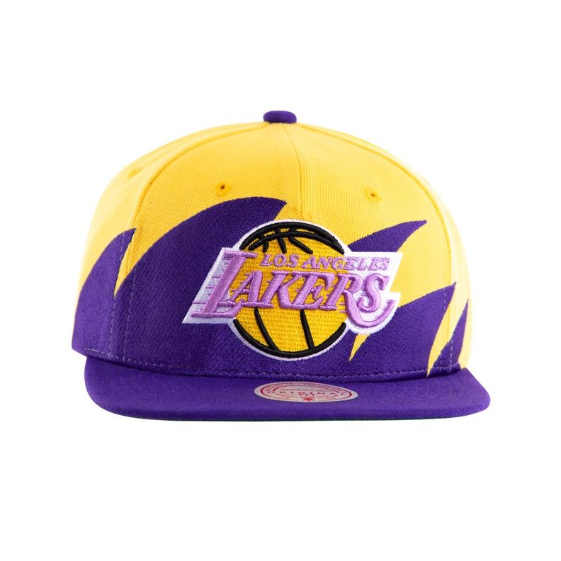 Gorro Snapback Los Angeles Lakers Sharktooth Amarillo Mitchell And Ness-0