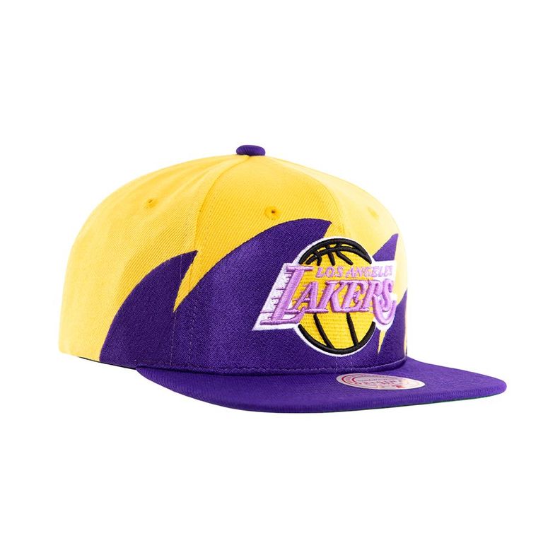 Gorro Snapback Los Angeles Lakers Sharktooth Amarillo Mitchell And Ness-1