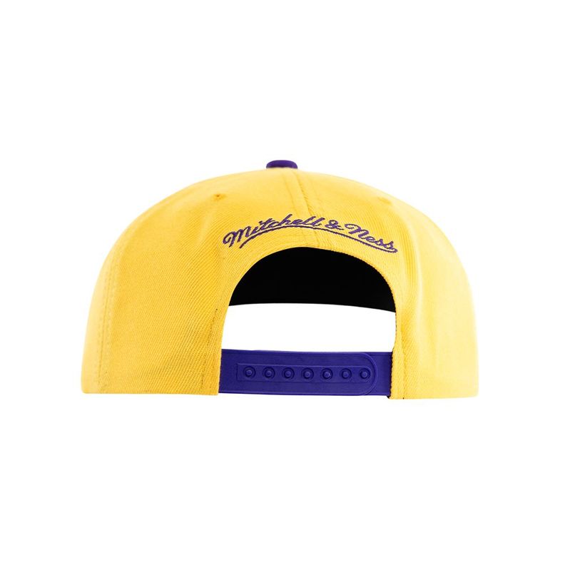 Gorro Snapback Los Angeles Lakers Sharktooth Amarillo Mitchell And Ness-2