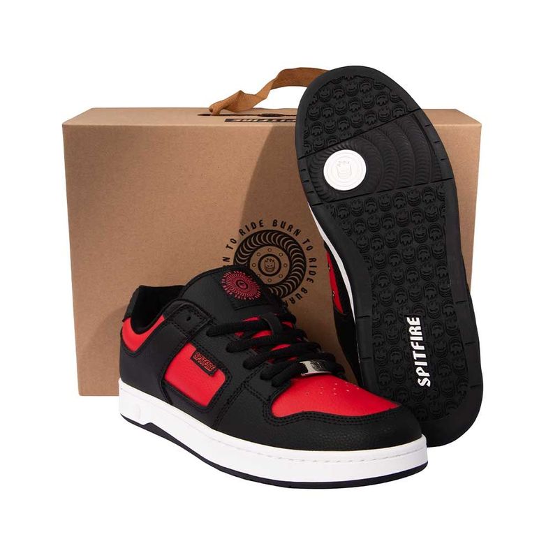 Zapatillas Hombre Negro Rojo 360 Ts Spitfire-6