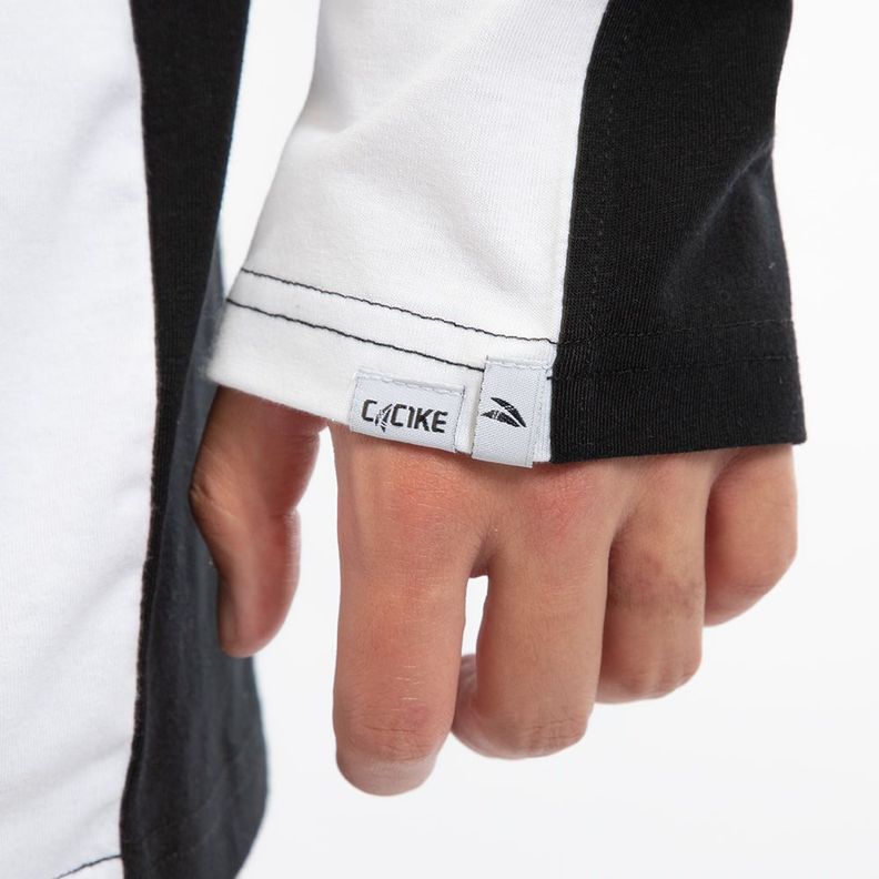 Polera Cac1ke Manga Larga Negro Blanco-5