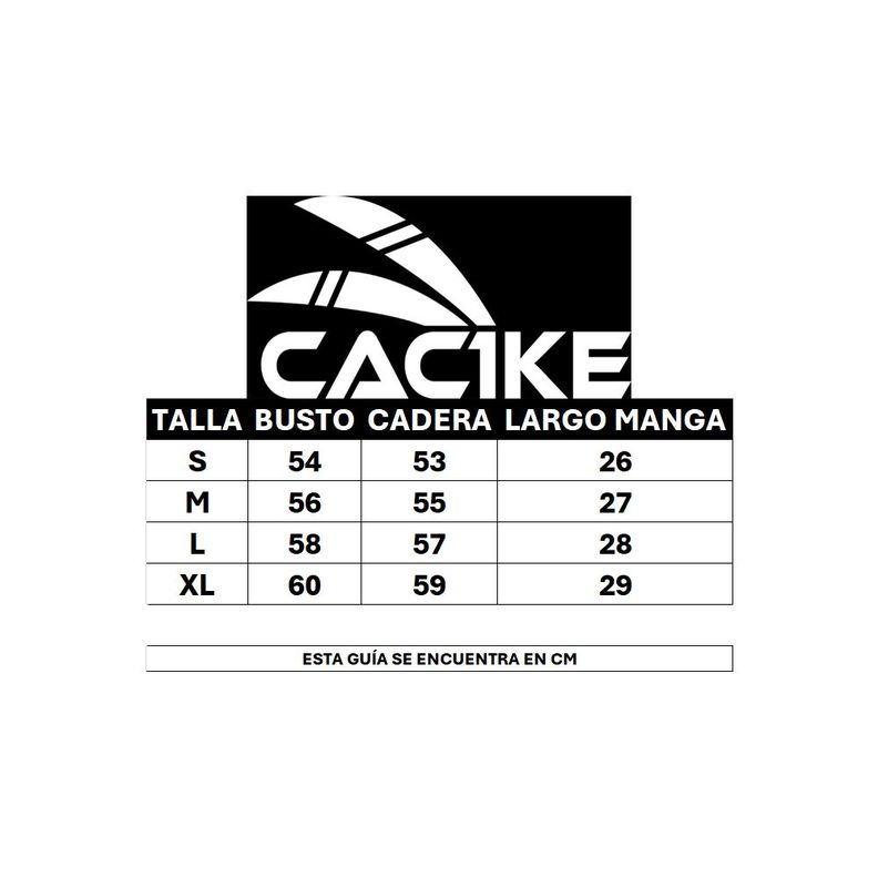 Polera Cac1ke Manga Larga Negro Blanco-7