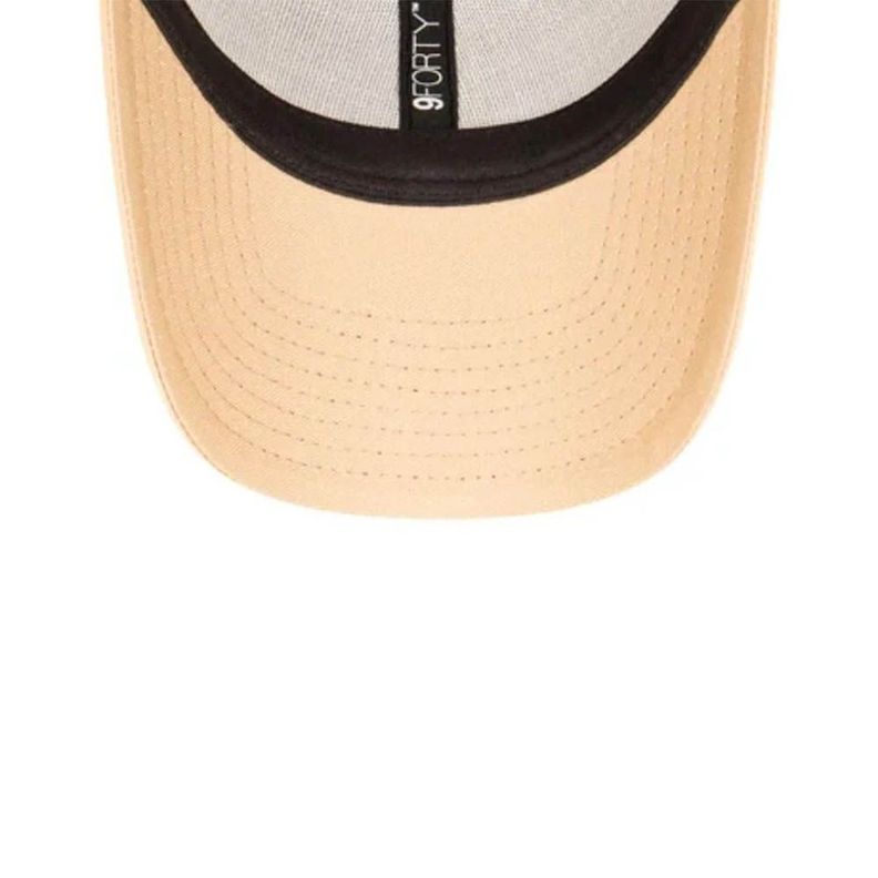 Jockey Los Angeles Dodgers New Era 9Forty MLB Satin Open Brown Beige-4