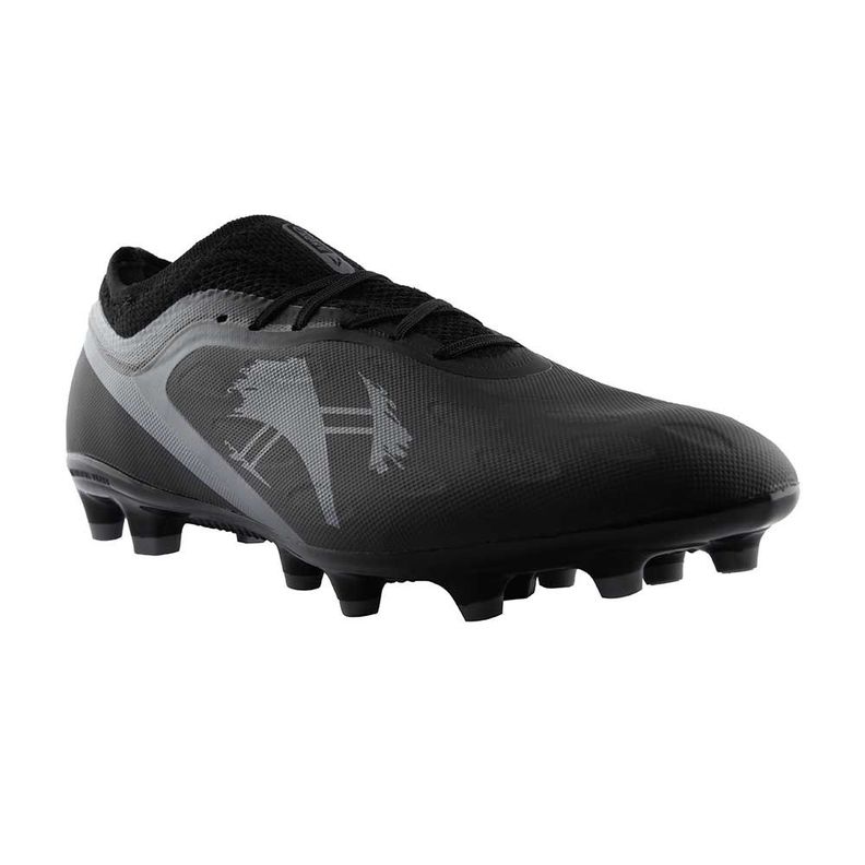 Zapatillas Hombre Futbol Negro Gris Falcon Cac1ke-2