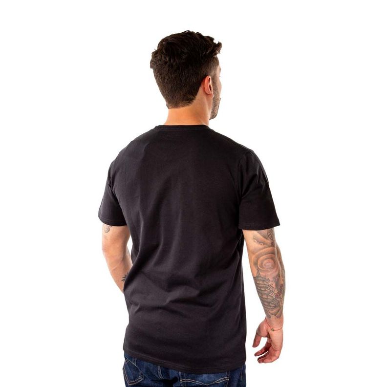 Polera Manga Corta Hombre Minilogo Negro Hang Loose-2