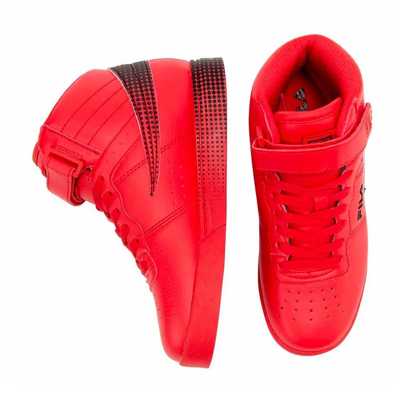 Zapatillas De Niño Fila Vulc 13 Halftone Rojo-4