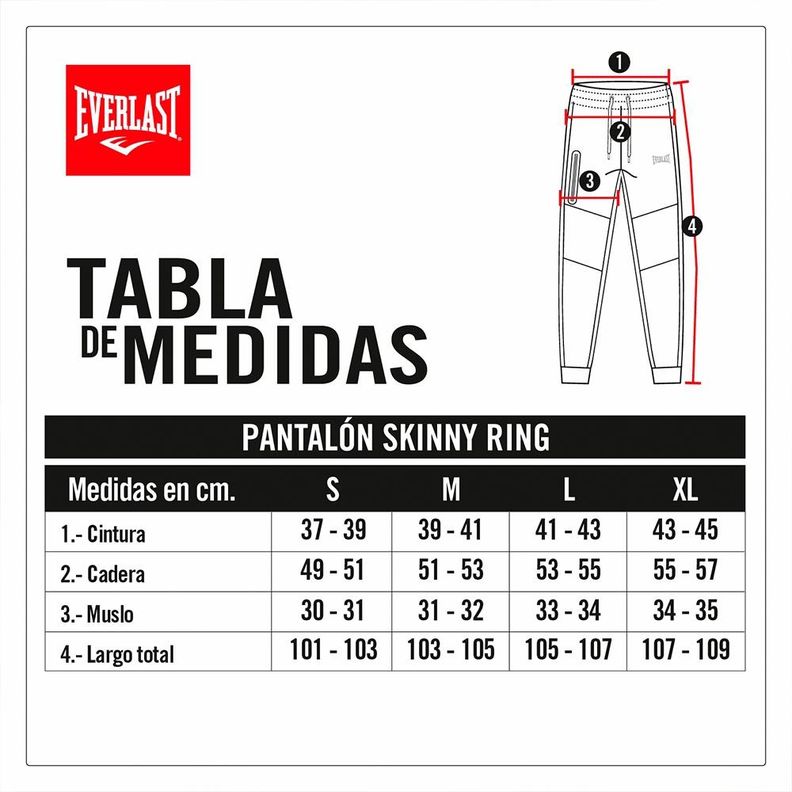 Jogger Hombre Terry Skinny Ring Eve Everlast-4