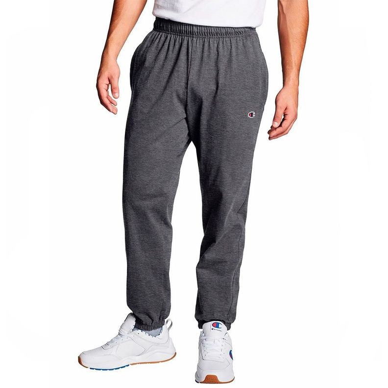 Jogger Hombre Algodón Gris Oxford Champion-0