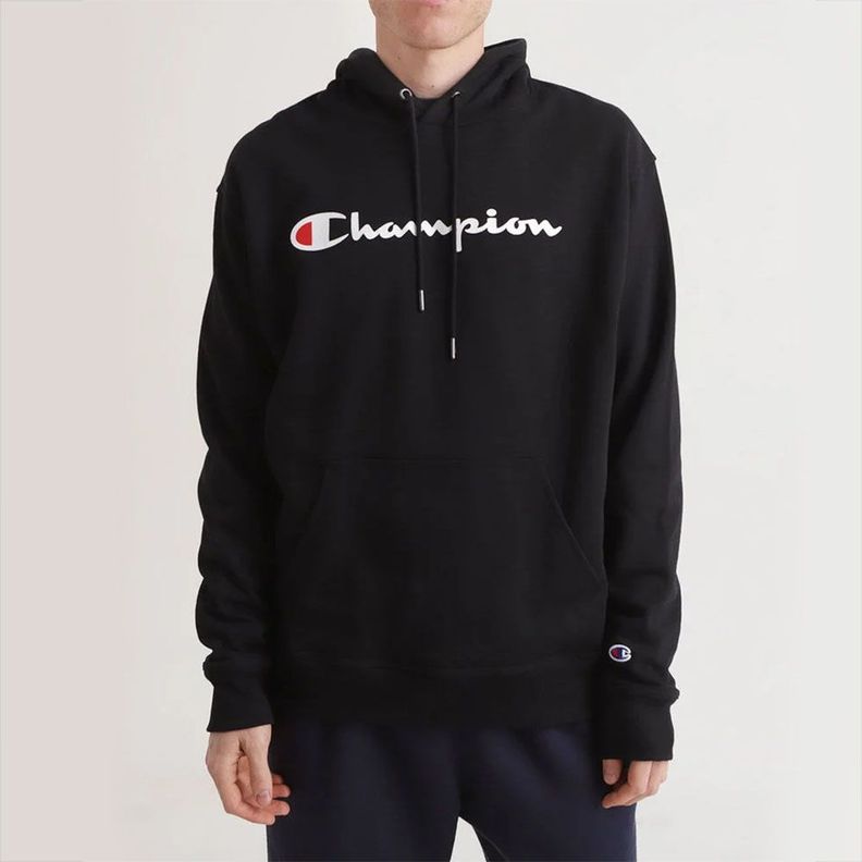 Poleron Hombre Hoodie Champion Negro-0