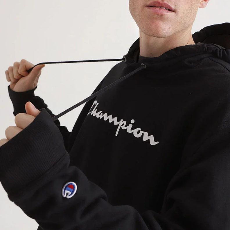 Poleron Hombre Hoodie Champion Negro-2
