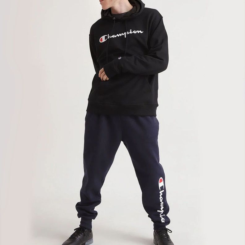 Poleron Hombre Hoodie Champion Negro-3