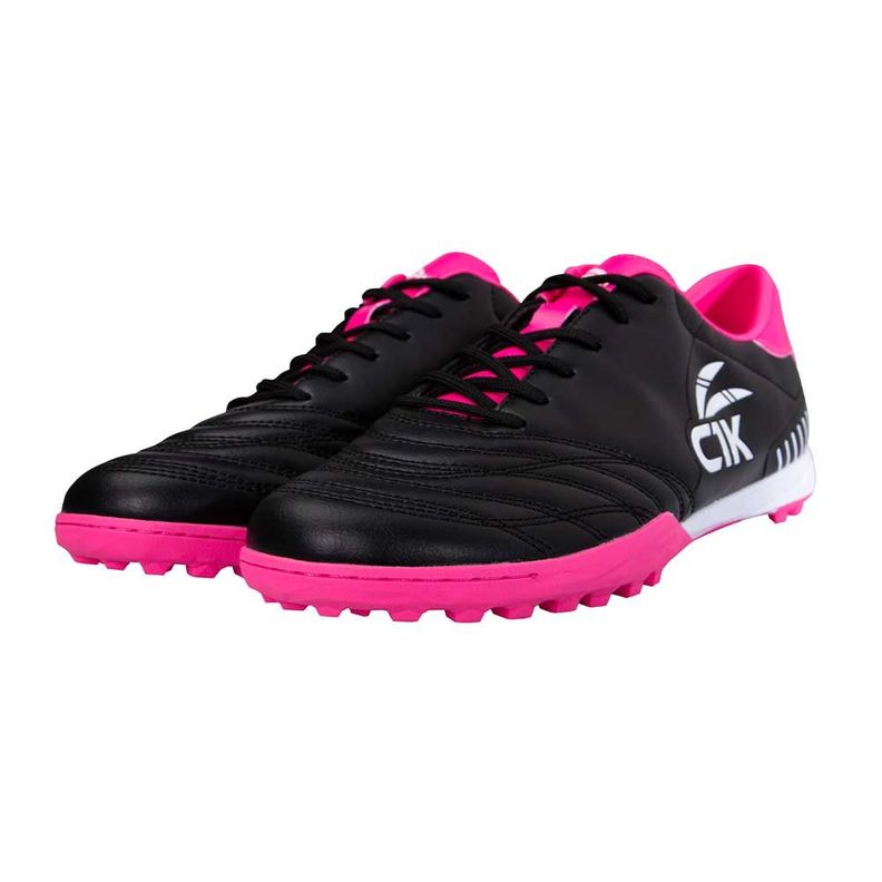 Zapatillas Baby Futbol Negro Fucsia Finta Cac1ke-3