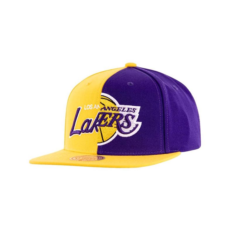 Gorro Snapback Nba Split Crown Lakers Mitchell And Ness-2