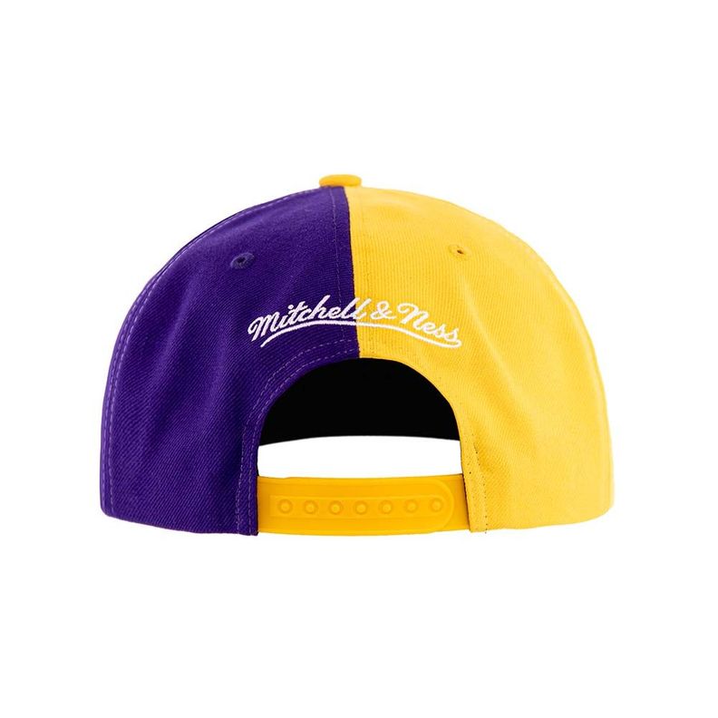 Gorro Snapback Nba Split Crown Lakers Mitchell And Ness-5