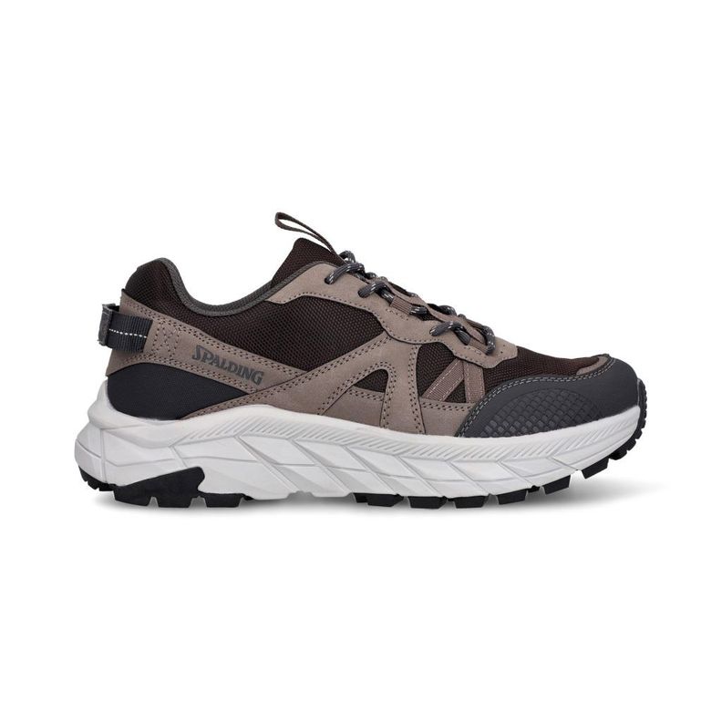 Zapatillas Outdoor Hombre Cliff Taupe Café Gris Spalding-0